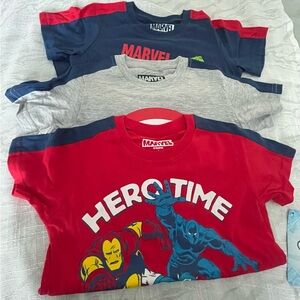Marvel Red and Blue Hero Time Kids Costume T-Shirt